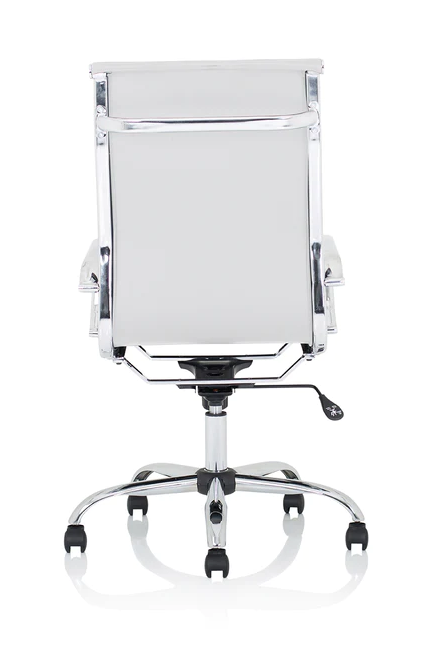 Nola High Back Modern Office Chair - Black or White Option